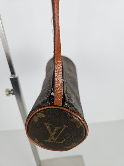 Vintage 80s Louis Vuitton monogram Papillon mini pouch bag