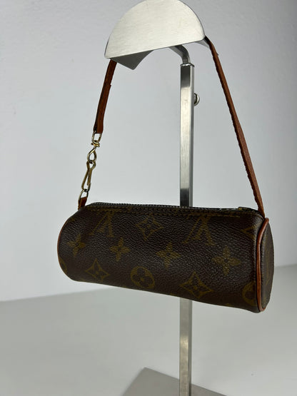 Vintage 80s Louis Vuitton monogram Papillon mini pouch bag