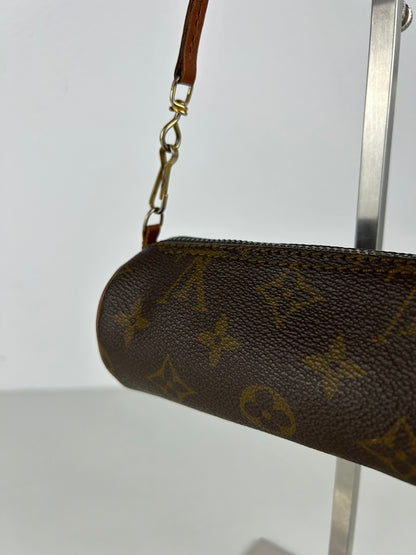 Vintage 80s Louis Vuitton monogram Papillon mini pouch bag
