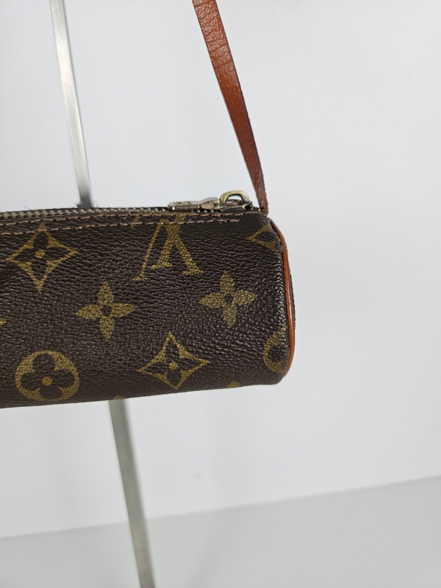 Vintage 80s Louis Vuitton monogram Papillon mini pouch bag